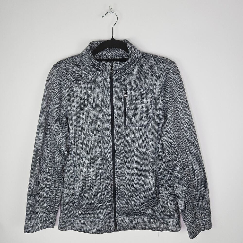 Marc New York Andrew Marc Women’s Gray Full Zip Fleece Lined Jacket Size Medium